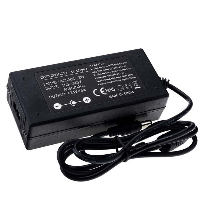 LED Power Supply, 24V, 72W, 3 Years Warranty, with AC Plug — image 3