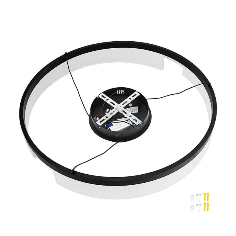 LED Pendant Lamp, 23W, Sand Black, Warm Light — image 3