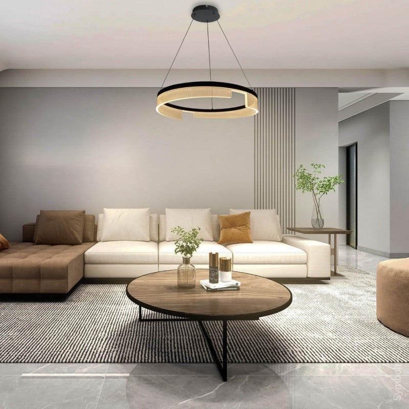 LED Pendant Lamp, 23W, Sand Black, Warm Light — image 5