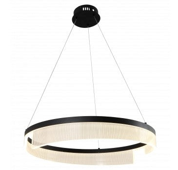 LED Pendant Lamp, 23W, Sand Black, Warm Light — image 1