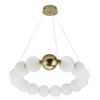 LED Pendant Lamp, 27W, Copper+White, Warm Light — image 2