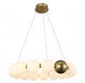 LED Pendant Lamp, 27W, Copper+White, Warm Light — image 1