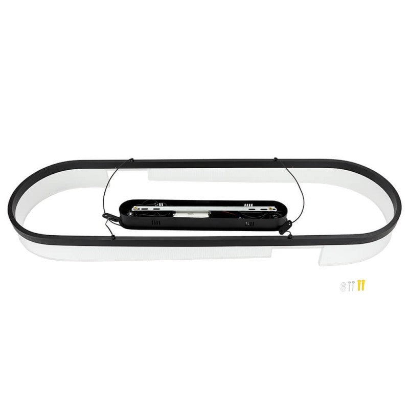 LED Pendant Lamp, 30W, Sand Black, Warm Light — image 3