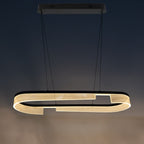 LED Pendant Lamp, 30W, Sand Black, Warm Light — image 4