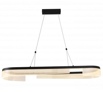 LED Pendant Lamp, 30W, Sand Black, Warm Light — image 1