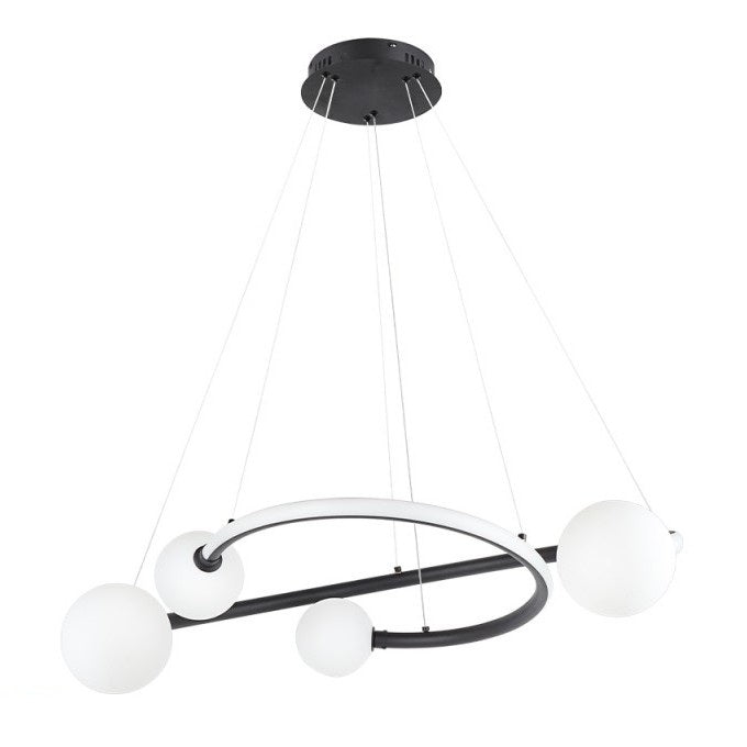 LED Pendant Lamp, 36W, Sand Black, Warm Light — image 2