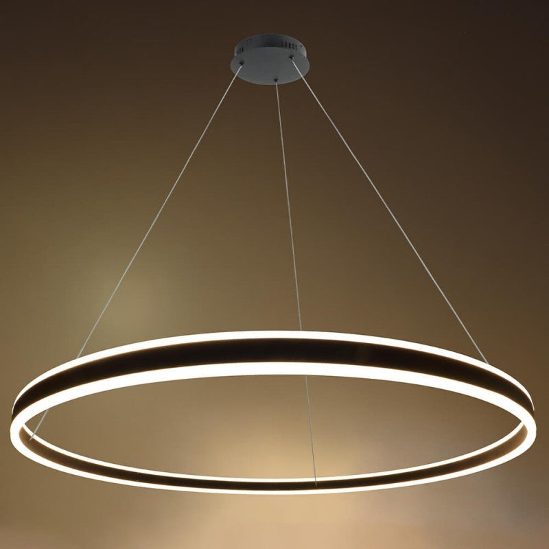LED Pendant Lamp, 60W, Sand Black, Warm Light — image 3