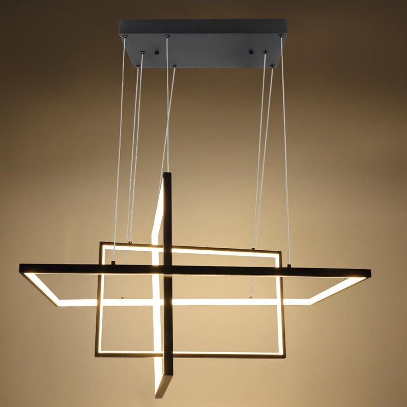 LED Pendant Lamp, 67W, Sand Black, Warm Light — image 3