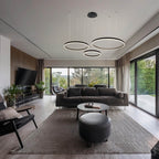 LED Pendant Lamp, 70W, Sand Black, Warm Light — image 4