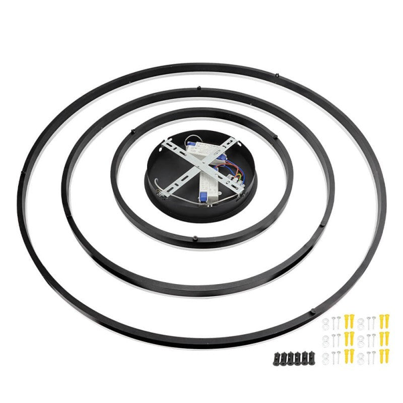 LED Pendant Lamp, 70W, Sand Black, Warm Light — image 2