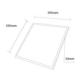 LED Backlit Panel 60x60, 30W, URG<19, STARSENSE Driver, CCT — image 2