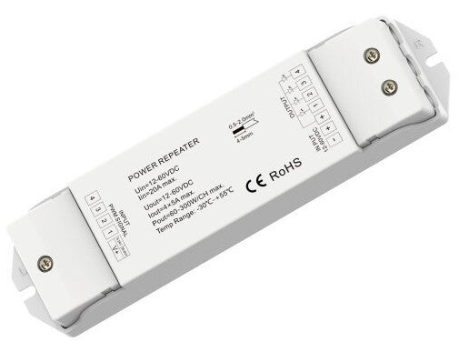 LED Constant Voltage Power Repeater, 12-60V, 5A/Ch, 4 Channels — image 1