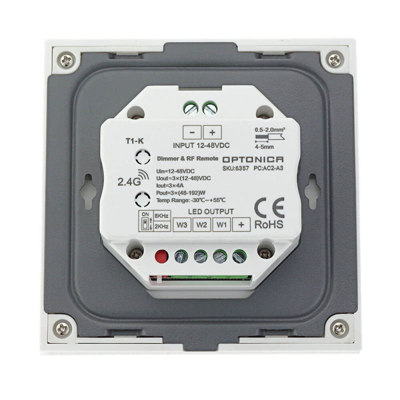 LED Constant Voltage Brightness Controller, 24V, 4A/Ch, 3 Channels — image 3