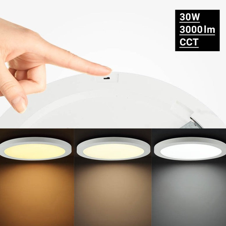 LED Surface Panel, Super Slim, Build-In, 30W, CCT — image 4