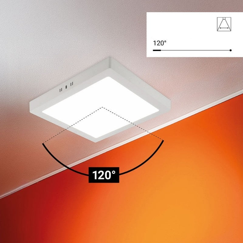 LED Surface Panel, Square, 24W, White Light — image 5
