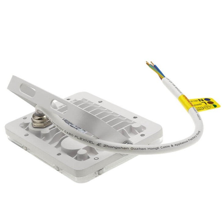 LED Floodlight, White, 100Lm/W, 10W, Neutral Light — image 2