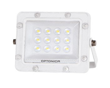 LED Floodlight, White, 100Lm/W, 10W, Neutral Light — image 1