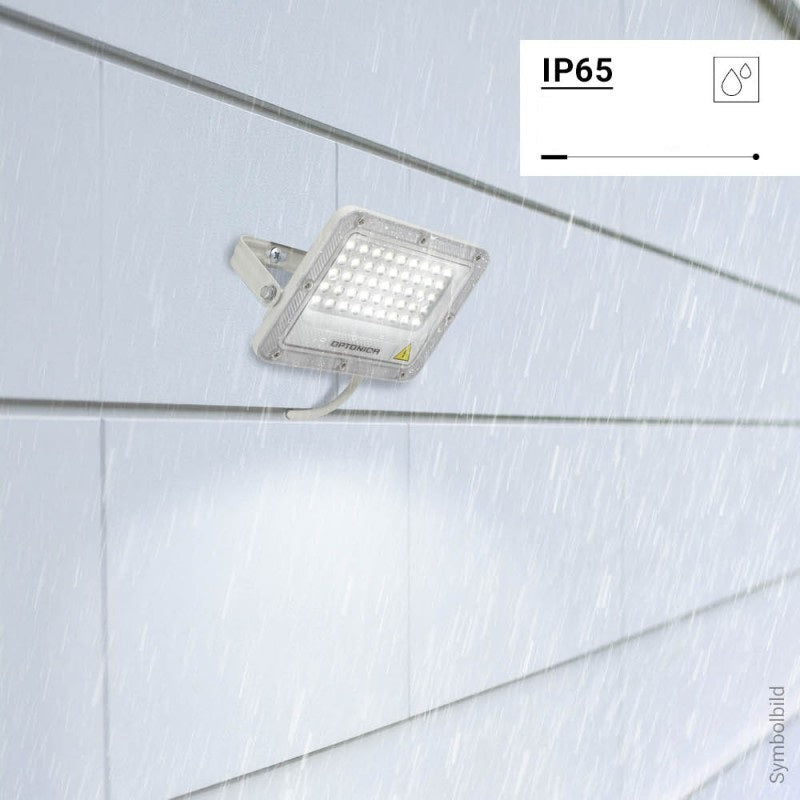 LED Floodlight, White, 100Lm/W, 30W, Warm Light — image 3