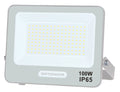 LED Floodlight, White, 90Lm/W, 100W, Warm Light — image 1