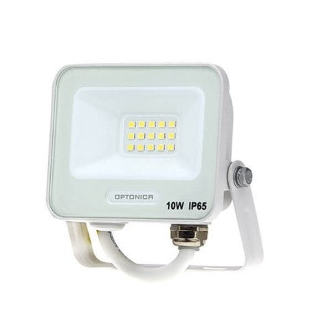 LED Floodlight, White, 90Lm/W, 10W, Warm Light — image 2