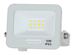 LED Floodlight, White, 90Lm/W, 10W, Warm Light — image 1