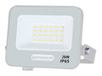 LED Floodlight, White, 90Lm/W, 20W, Neutral Light — image 1