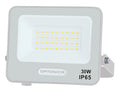 LED Floodlight, White, 90Lm/W, 30W, Neutral Light — image 1