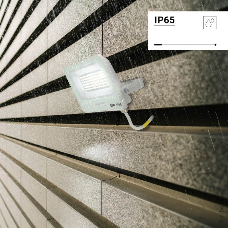 LED Floodlight, White, 90Lm/W, 50W, Neutral Light — image 6
