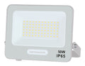 LED Floodlight, White, 90Lm/W, 50W, Warm Light — image 1