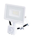 LED Floodlight, White, City Line, PIR Sensor, 10W, Warm Light — image 1