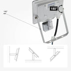 LED Floodlight, White, City Line, PIR Sensor, 20W, Warm Light — image 3