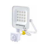 LED Floodlight, White, PIR Sensor, 10W, Warm Light — image 2