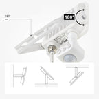 LED Floodlight, White, PIR Sensor, 20W, 120°, Neutral Light — image 5