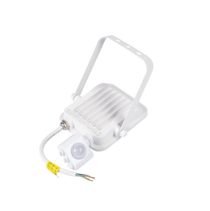 LED Floodlight, White, PIR Sensor, 20W, Neutral Light — image 3