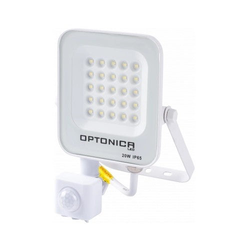 LED Floodlight, White, PIR Sensor, 20W, White Light — image 2