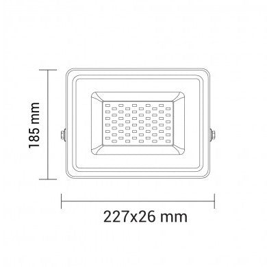 LED Floodlight, White, Premium Line, 5 Years Warranty, 50W, Warm Light — image 3