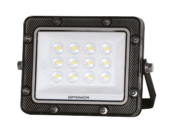LED Floodlight, Black, 100Lm/W, 10W, Warm Light — image 1