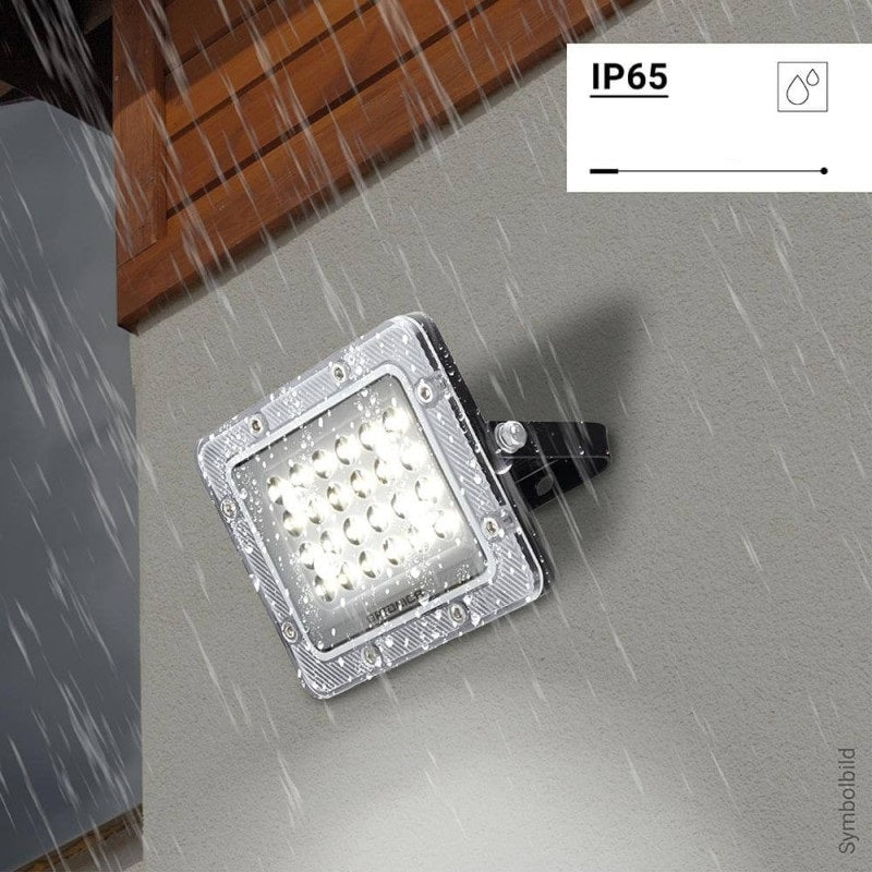 LED Floodlight, Black, 100Lm/W, 20W, Warm Light — image 5