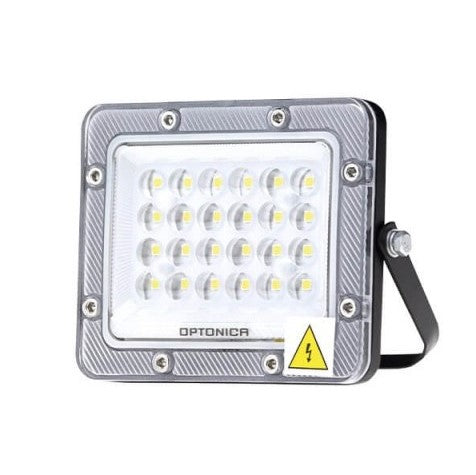 LED Floodlight, Black, 100Lm/W, 20W, Warm Light — image 2