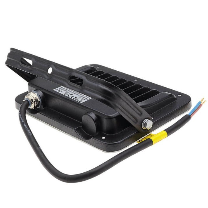 LED Floodlight, Black, 100Lm/W, 30W, Warm Light — image 3