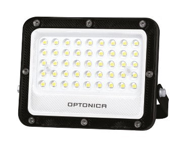 LED Floodlight, Black, 100Lm/W, 30W, Warm Light — image 1