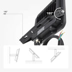 LED Floodlight, Black, 100Lm/W, 50W, Warm Light — image 4