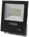 LED Floodlight, Black, 100W, 150°, White Light — image 1