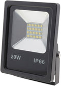 LED Floodlight, Black, 20W, 150°, Neutral Light — image 1