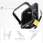 LED Floodlight, Black, 20W, Warm Light — image 3