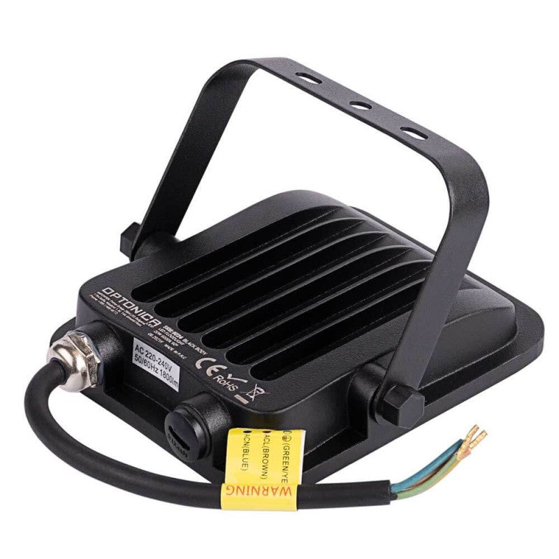 LED Floodlight, Black, 20W, Warm Light — image 2