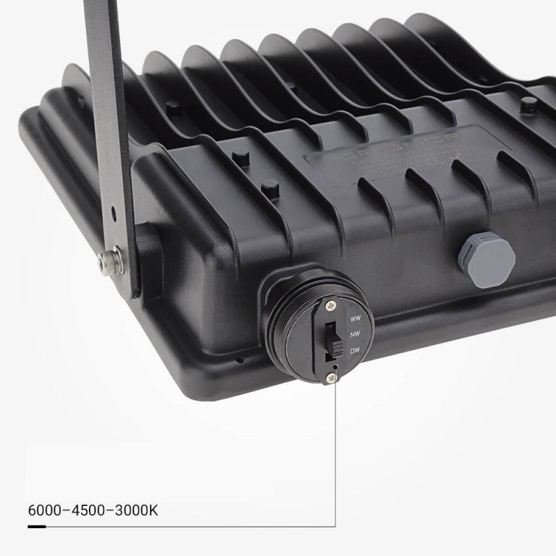 LED Floodlight, Black, 50W, CCT 3000K-6000K — image 4