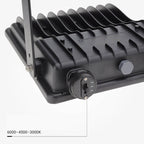 LED Floodlight, Black, 50W, CCT 3000K-6000K — image 4