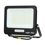 LED Floodlight, Black, 90Lm/W, 100W, White Light — image 2