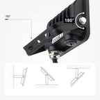 LED Floodlight, Black, 90Lm/W, 10W, Warm Light — image 6